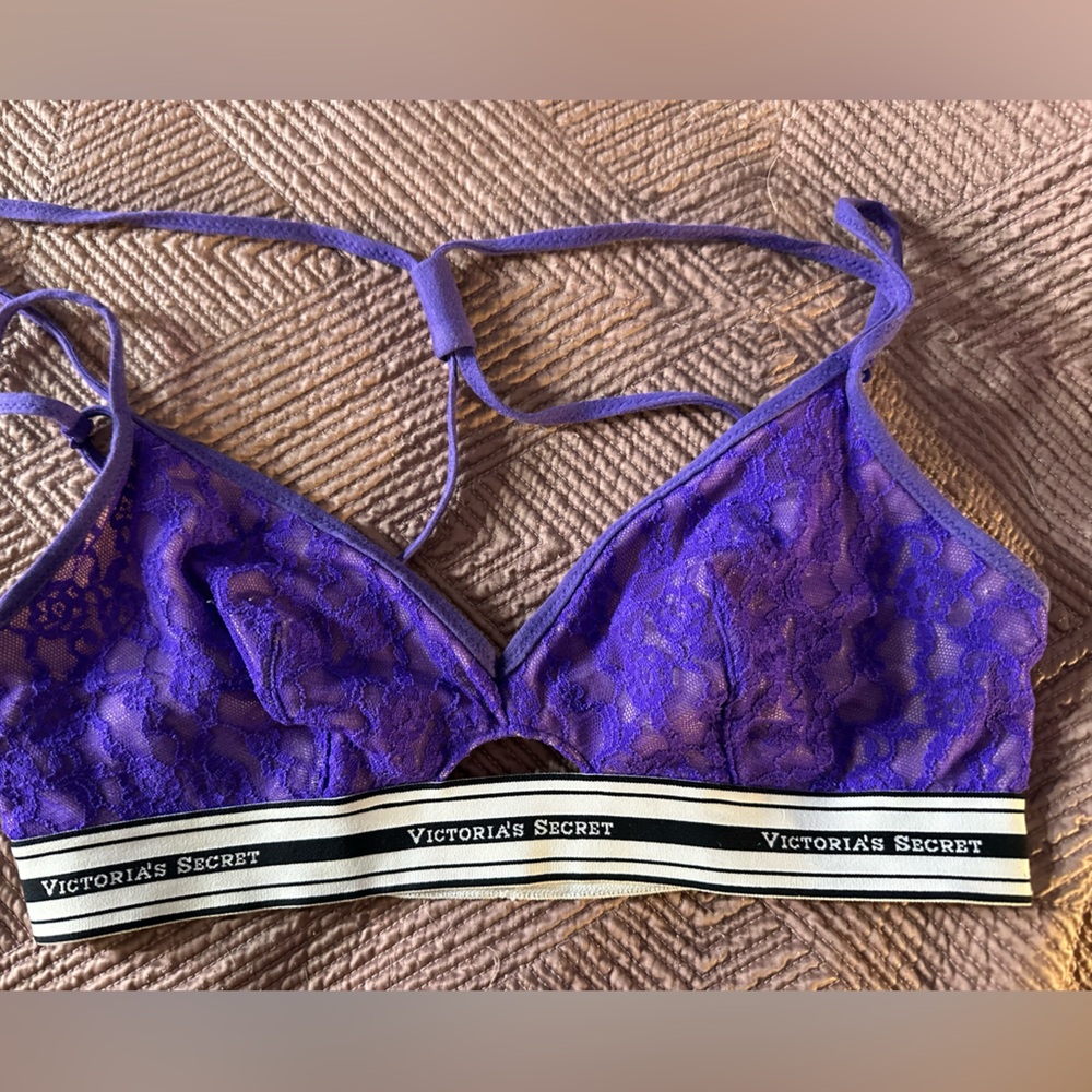 Victoria's Secret Purple Lace Bralette